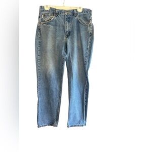Carhartt Men's B18 traditional fit distressed denim jeans Sz 35 X 30